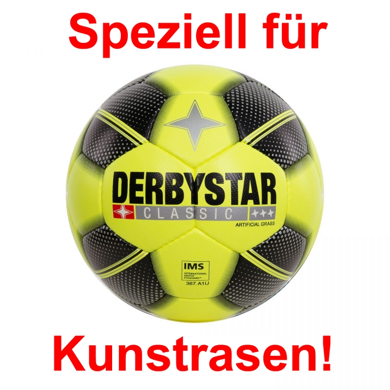 DERBYSTAR Fußball CLASSIC TT AG, Größe 5 (287975-4900)