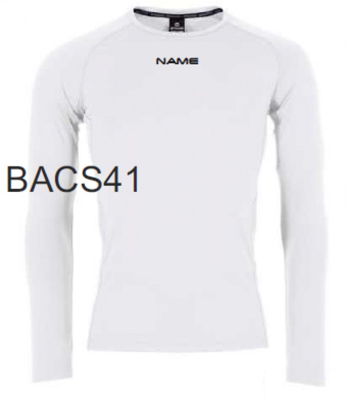 BACS41 Unterziehshirt, langarm WEISS (446101-2000)